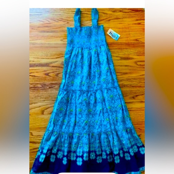 Mudd Dresses & Skirts - SUNDRESS.MUDD  Tiered Midi/Maxi. Depends on your height. 100% Cotton. Size Large